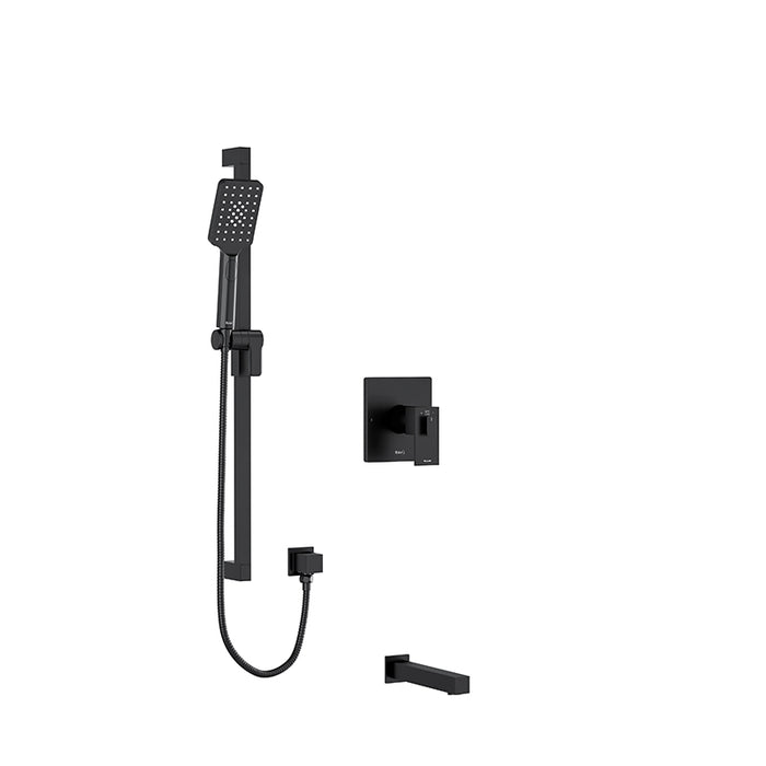 Riobel Kubik 2-Way System With Tub Spout And Hand Shower Rail