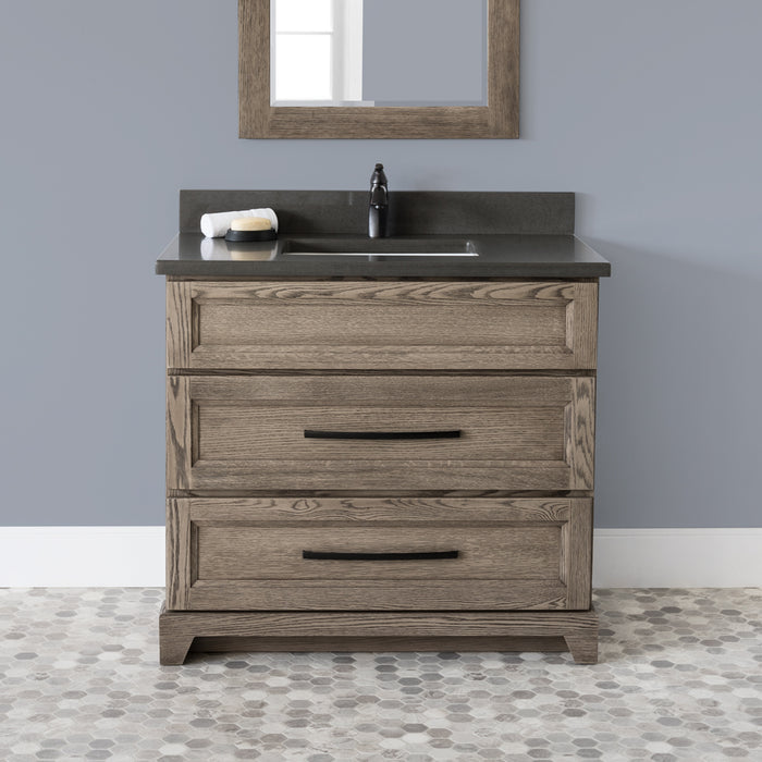 Stonewood 30" Dresser Style Vanity with Quartz Top