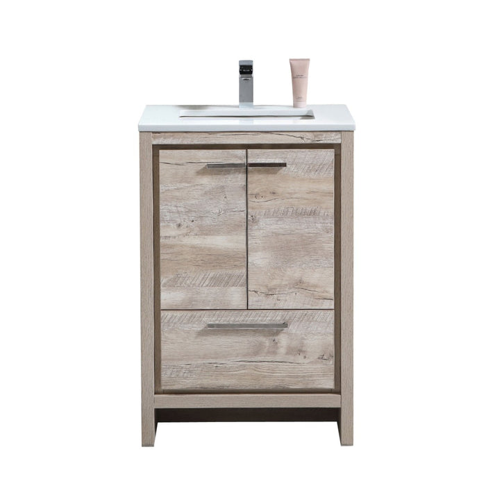 Dolce 24″ Modern Bathroom Vanity with Quartz Counter-Top