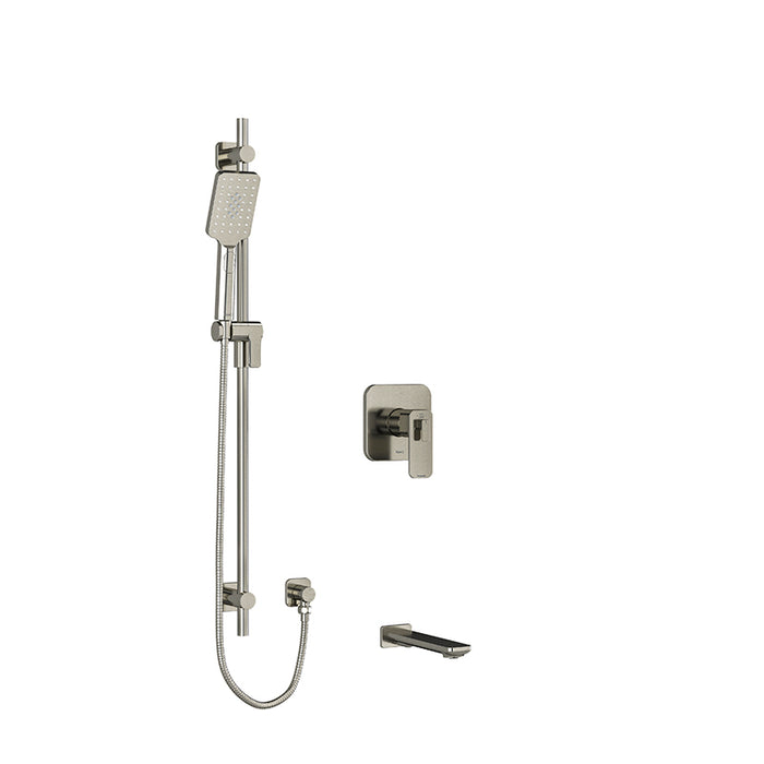 Riobel Equinox System With Tub Spout And Hand Shower Rail