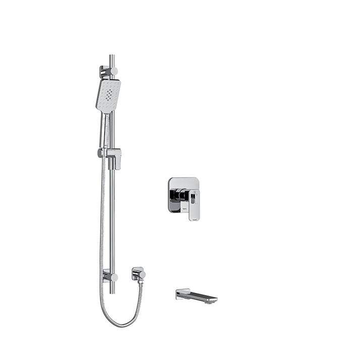 Riobel Equinox System With Tub Spout And Hand Shower Rail