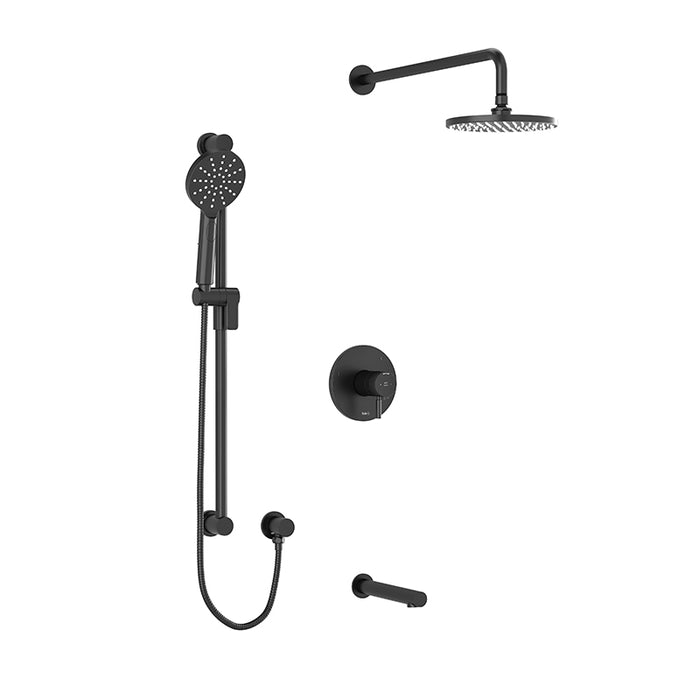 Riobel Riu  3-Way System With Hand Shower Rail, Shower Head And Tub Spout