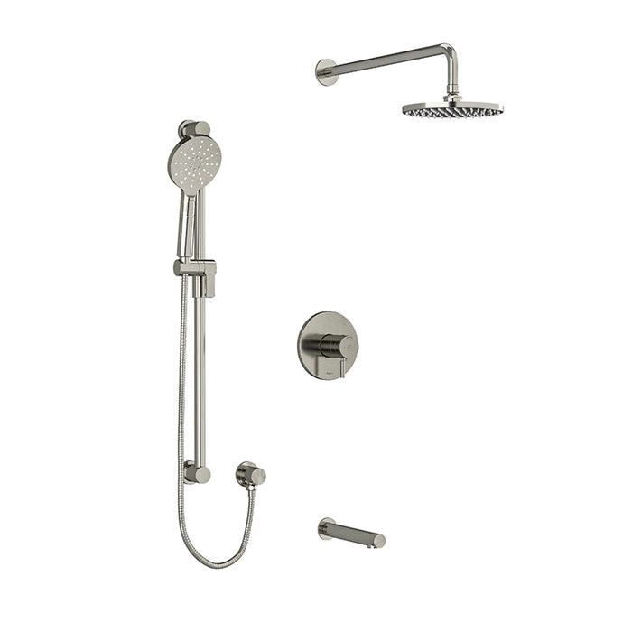 Riobel Riu  3-Way System With Hand Shower Rail, Shower Head And Tub Spout