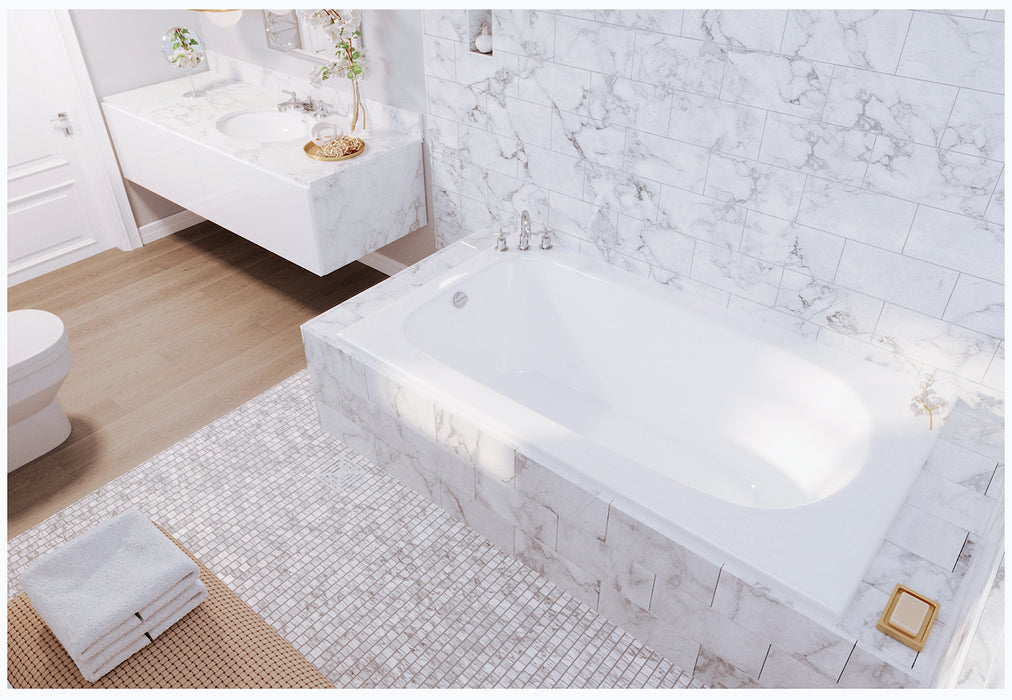 Mirolin Marlowe 60" x 36" Drop-In Bathtub