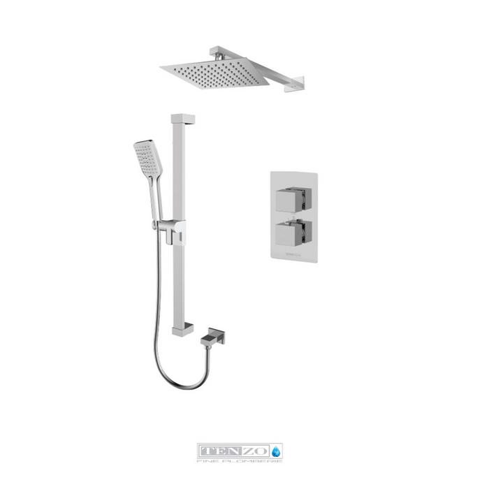 Tenzo Slik 2 Way Thermostatic Shower System