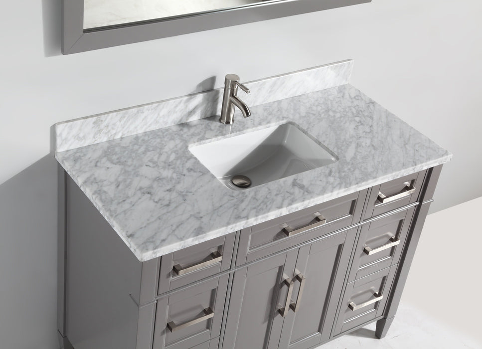 Sydney 60" Single Sink Bathroom Vanity Set with Sink and Mirror