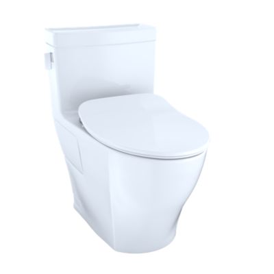 Toto Legato One-Piece Toilet, 1.28gpf, Elongated Bowl - Washlet+ Connection - Slim Seat