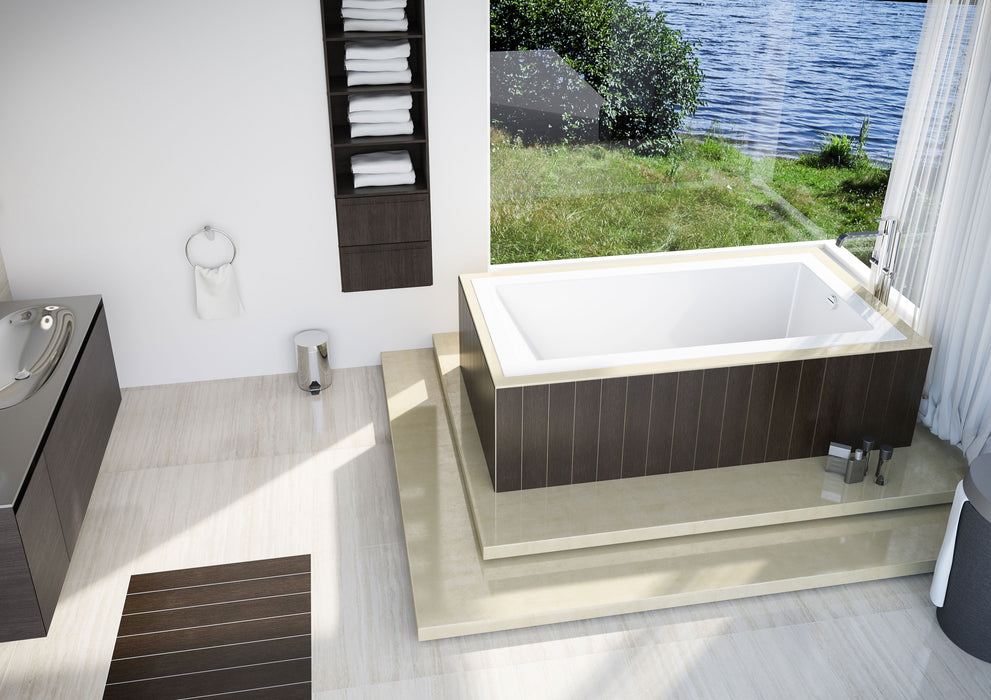 Mirolin Mella 66" x 34" Drop-In Bathtub