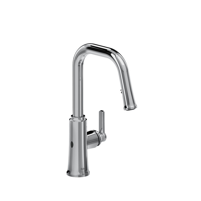 Trattoria Square Touchless Kitchen Faucet with 2 Jet Spray